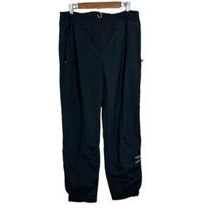 VTG 90s North Face Womens Gore Tex Snow Pants 14 Black Vertical Nylon